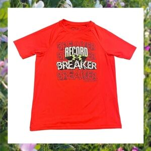 UNDER ARMOUR Boy's Record Breaker T-shirt Youth Small.